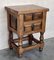 20th Century Spanish Nightstands with Two Drawers and Iron Hardware, 1920, Set of 2 3