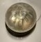 Lampada da soffitto vintage in bronzo con paralume in cristallo molato, anni '60, Immagine 8