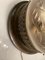 Lampada da soffitto vintage in bronzo con paralume in cristallo molato, anni '60, Immagine 3