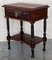 Carved Spanish Nightstands with Low Shelves, 1890s, Set of 2, Image 5