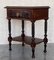 Carved Spanish Nightstands with Low Shelves, 1890s, Set of 2 6