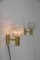 Lámpara colgante y dos luces de pared atribuidas a Fagerlund de Orrefors, años 50, Imagen 12