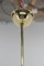 Art Nouveau Brass and Glass Chandelier, 1920s 7