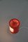 Space Age Tischlampe aus Kunststoff in Rot & Weiß, 1960er 5