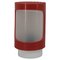 Lampe de Bureau Space Age Rouge et Blanc en Plastique, 1960s 1