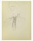 Flor David, Sketch for a Portrait, Drawing on Paper, Mid 20th Century 1