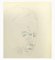 Flor David, Sketch for a Portrait, Drawing on Paper, Mid 20th Century 1