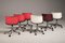 Swivel Wheeled Office Chairs attributed to Osvaldo Borsani for Tecno, 1980s, Set of 6, Image 5