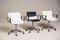 Swivel Wheeled Office Chairs attributed to Osvaldo Borsani for Tecno, 1980s, Set of 6 19