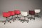 Swivel Wheeled Office Chairs attributed to Osvaldo Borsani for Tecno, 1980s, Set of 6 4