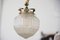 Art Deco Brass and Glass Bowls Chandelier, 1930s, Image 10