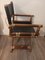 Directors Chair aus Holz & schwarzem Leder von McGuire, 1960er 4