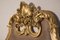 Cama de tilo en hoja de oro tallado a mano, década de 1850, Imagen 5