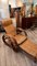 Sedia a sdraio vintage regolabile e allungabile in vimini e bambù, anni '60, Immagine 5