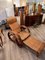 Sedia a sdraio vintage regolabile e allungabile in vimini e bambù, anni '60, Immagine 12