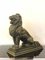 Art Deco Bronze Animal Lion Sculpture, 1930s 3