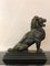 Sculpture Animal Lion Art Déco en Bronze, 1930s 5