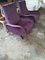 Reclining Chairs in Purple Velvet, 1970s, Set of 2 2