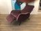 Reclining Chairs in Purple Velvet, 1970s, Set of 2 7