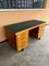 Mid-Century Desk with Green Top and Eight Drawers by Anonima Castelli for Castelli, 1950s 6