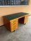 Mid-Century Desk with Green Top and Eight Drawers by Anonima Castelli for Castelli, 1950s, Image 6