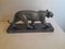 Französische Art Deco Panther Bronze Skulptur von Rulas, 1930er 10