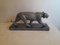 Art Deco French Bronze Sculpture of Panther by Rulas, 1930s 4