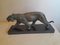 Art Deco French Bronze Sculpture of Panther by Rulas, 1930s 8