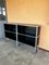 Vintage Baxter Bookcases in Black Leather and Steel, 1990s 5