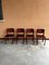 Vintage Red Leather Chairs from Matteo Grassi, 1990s, Set of 4, Image 5