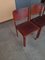 Vintage Red Leather Chairs from Matteo Grassi, 1990s, Set of 4, Image 3