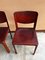 Vintage Red Leather Chairs from Matteo Grassi, 1990s, Set of 4 4