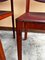 Chaises Vintage en Cuir Rouge de Matteo Grassi, 1990s, Set de 4 6