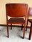 Vintage Red Leather Chairs from Matteo Grassi, 1990s, Set of 4 8