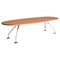 Vintage Table in Steel and Wood by Norman Foster for Tecno, 1980s 1