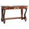 Vintage Console Table with Bronze Details 1