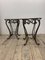 1970s Wrought Iron Side Tables with Glass Tops 19