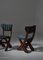 Set di 6 sedie da pranzo moderne in pino, Scandinavia, anni '60, set di 6, Immagine 2