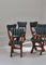 Set of 6 Scandinavian Modern Pinewood Dining Chairs, Denmark, 1960s, Set of 6 4