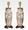 Satsuma Baluster-Shaped Vase Lamps, 1890s, Set of 2 1