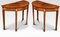 Inlaid Hall Tables, 1890s, Set of 2 1