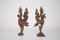 Artista birmano, Figuras Kinnara & Kinnari, Esculturas de madera. Juego de 2, Imagen 4