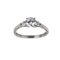 White Metal Ring with White Swarovski Stones, Image 1