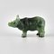 Stone-Cutting Miniature Jade Rhino in the style of Faberge Products, 2000s 4