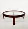 Mid-Century Modern Couchtisch aus Holz & Glas, 1970er 7