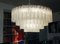 Large German Chandelier with Murano Glass Tubes from Doria, 1960s, Image 2