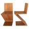 Italienischer Zig-Zag Stuhl von Gerrit Rietveld für Cassina, 1970er 1