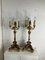 Impero Style Candlesticks in Lacquered and Gilded Wood, 1890s, Set of 2, Image 8