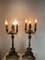 Impero Style Candlesticks in Lacquered and Gilded Wood, 1890s, Set of 2 4