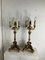 Impero Style Candlesticks in Lacquered and Gilded Wood, 1890s, Set of 2, Image 14